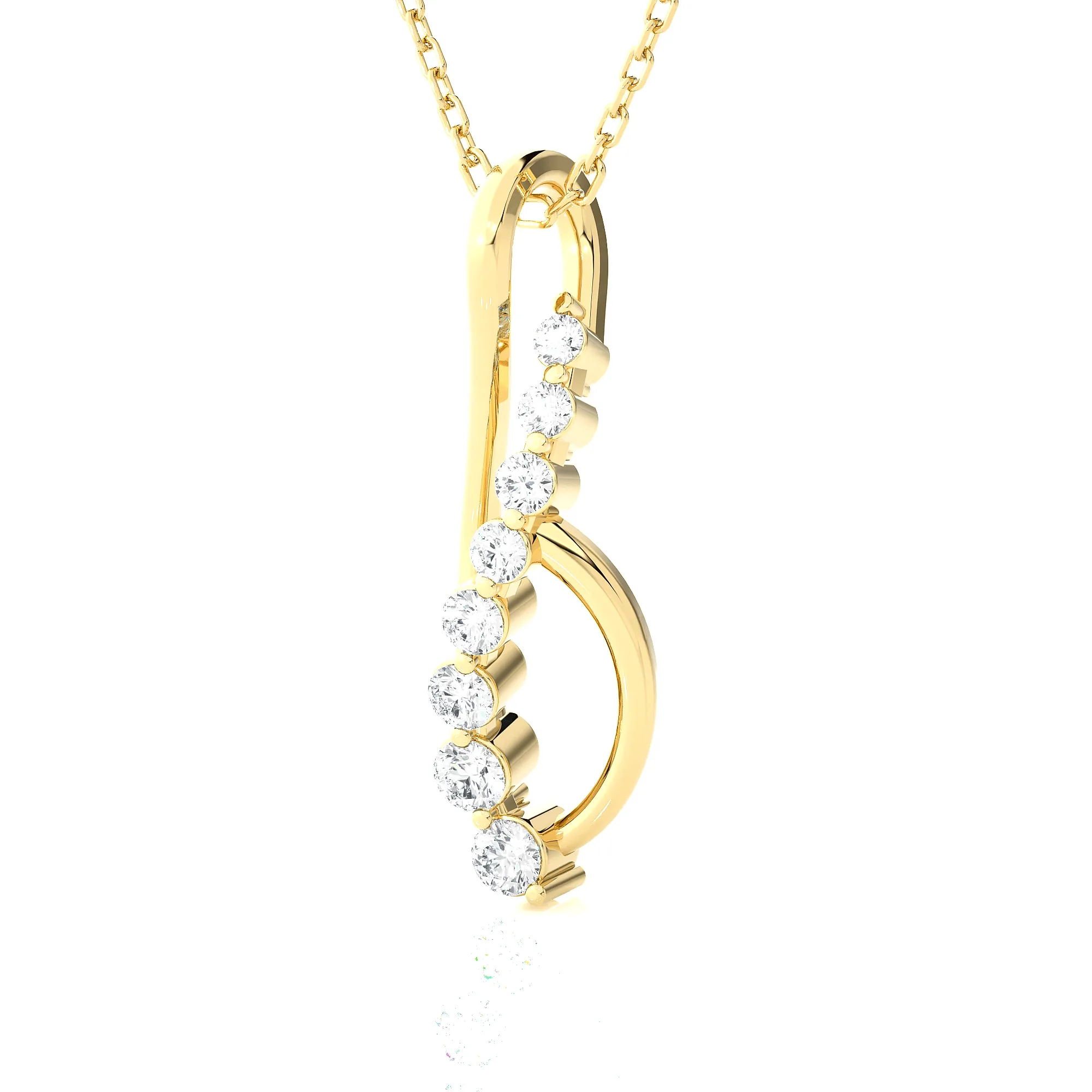 1/5  ctw Round Lab Grown Diamond Fashion Pendant