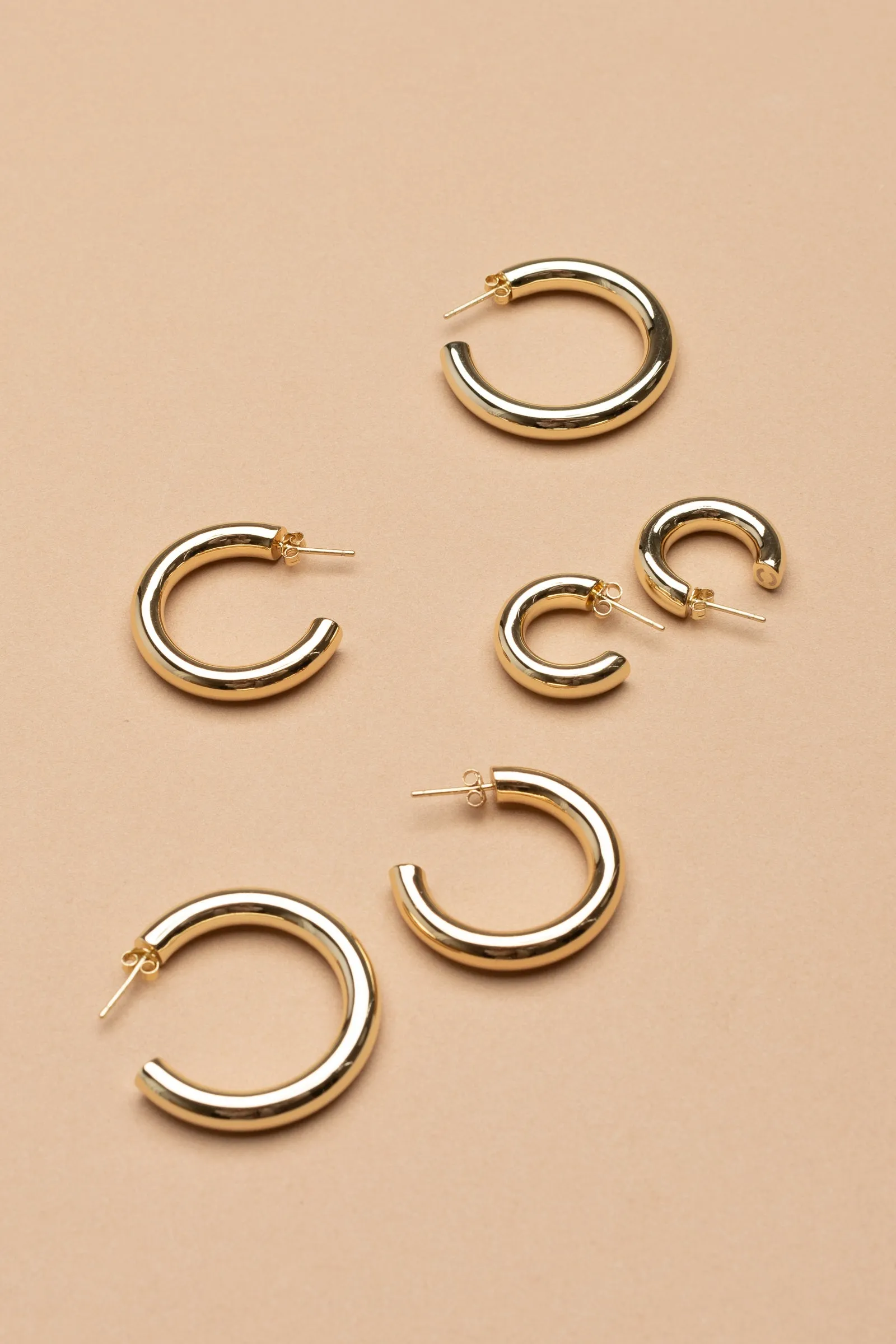 1" Perfect Hoops (Gold)