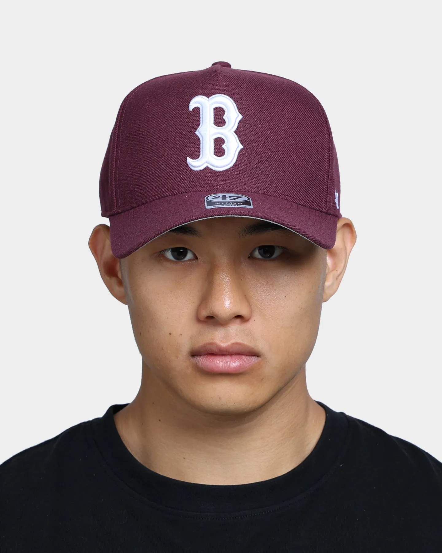 47 Brand Boston Red Sox MVP DT Snapback Dark Maroon