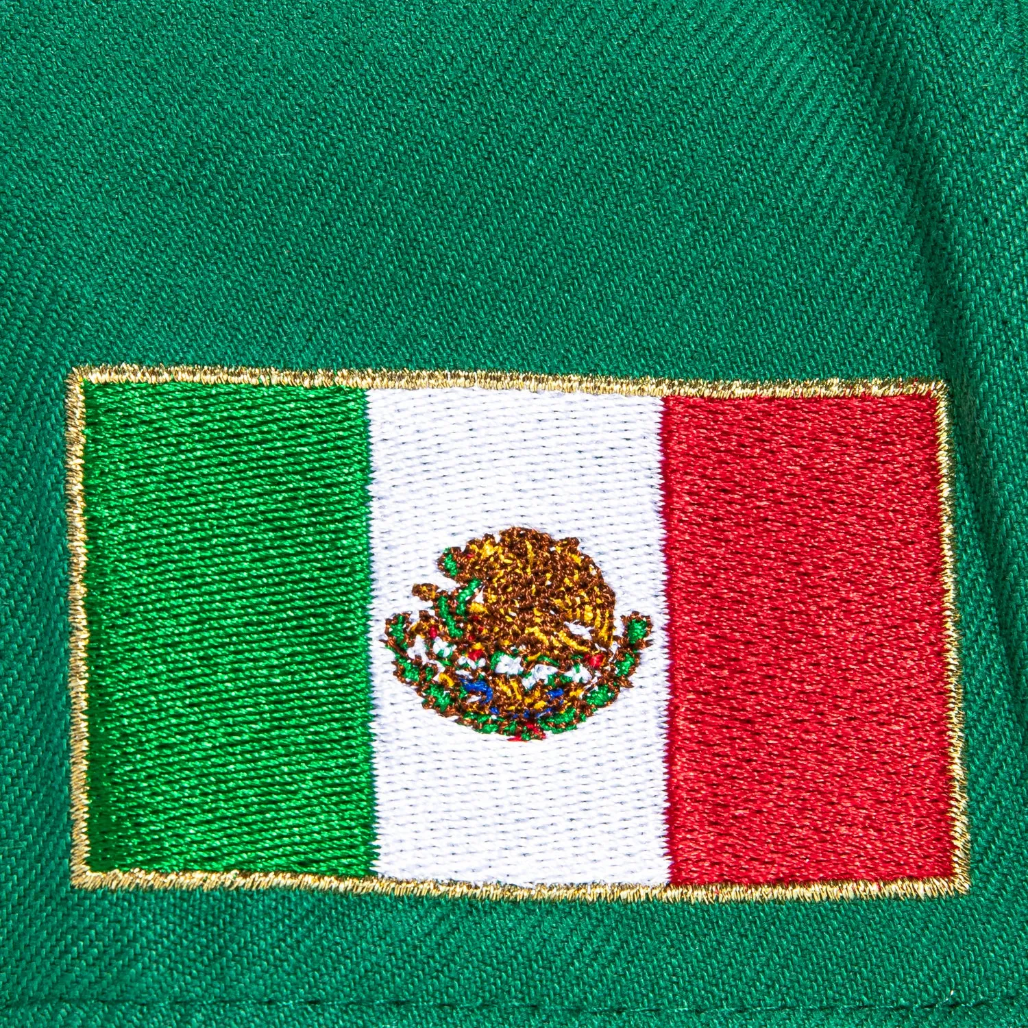 47 Brand Mexico Bird Flag Patch MVP Snapback Hat - Kelly, Red