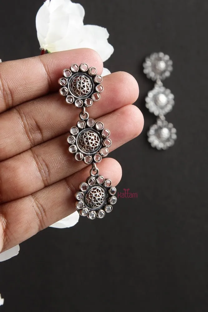 92.5 Silver Statement Earring