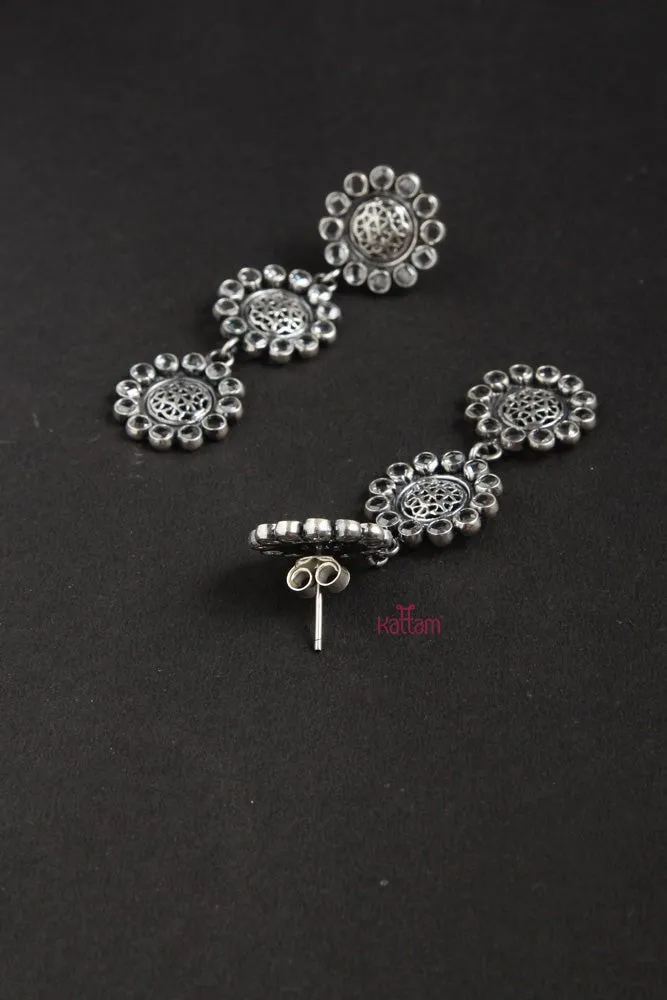 92.5 Silver Statement Earring