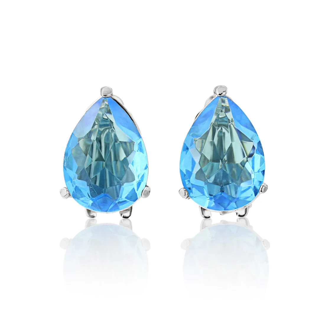 Aqua Sensation Clip on Earrings