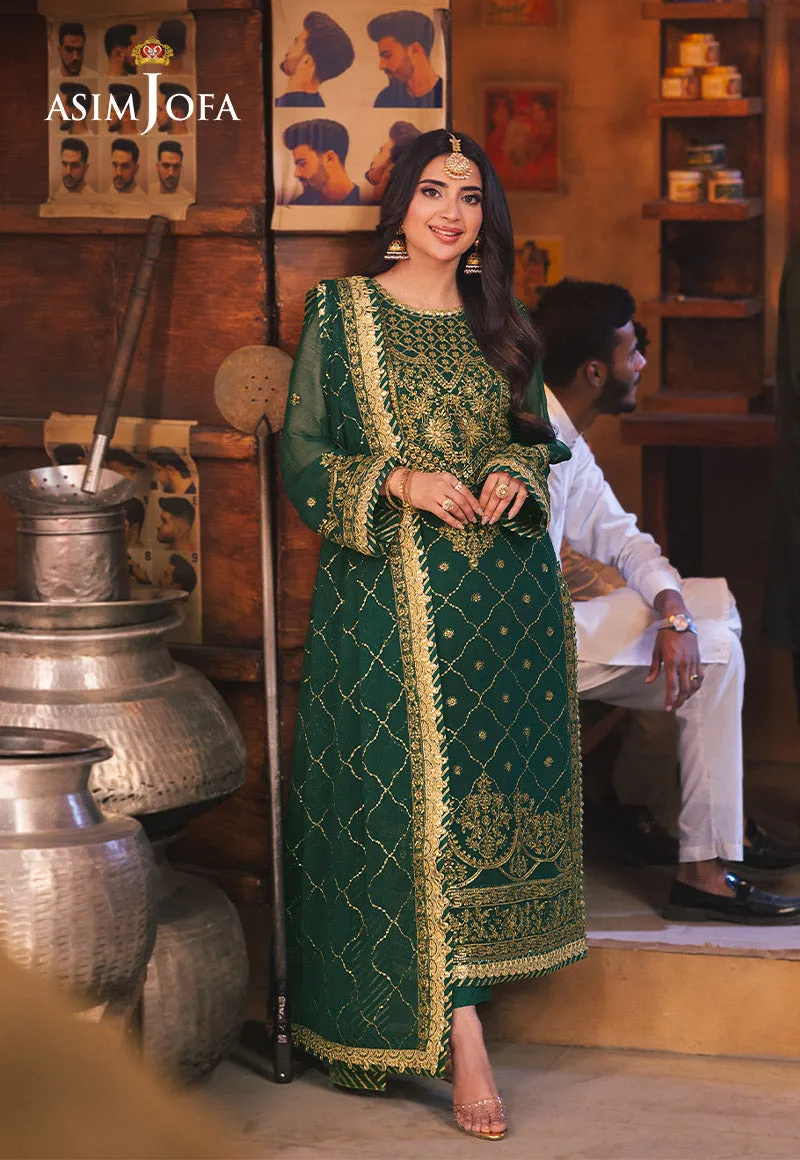 Asim Jofa Chamkeeli Festive Formals – AJKK-22 Embroidered Twisted Silk