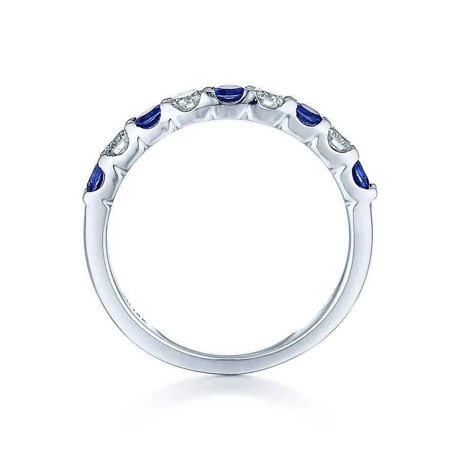 Barmakian Sapphire and Diamond Band