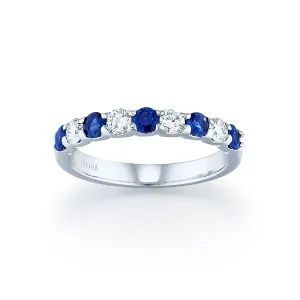 Barmakian Sapphire and Diamond Band