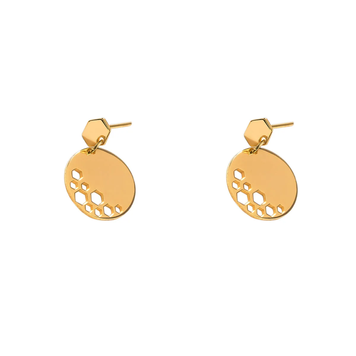 Beehive Drop Earrings