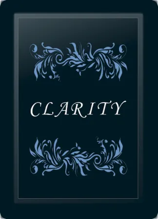 Clarity Floral Horizontal Blue Logo Panel