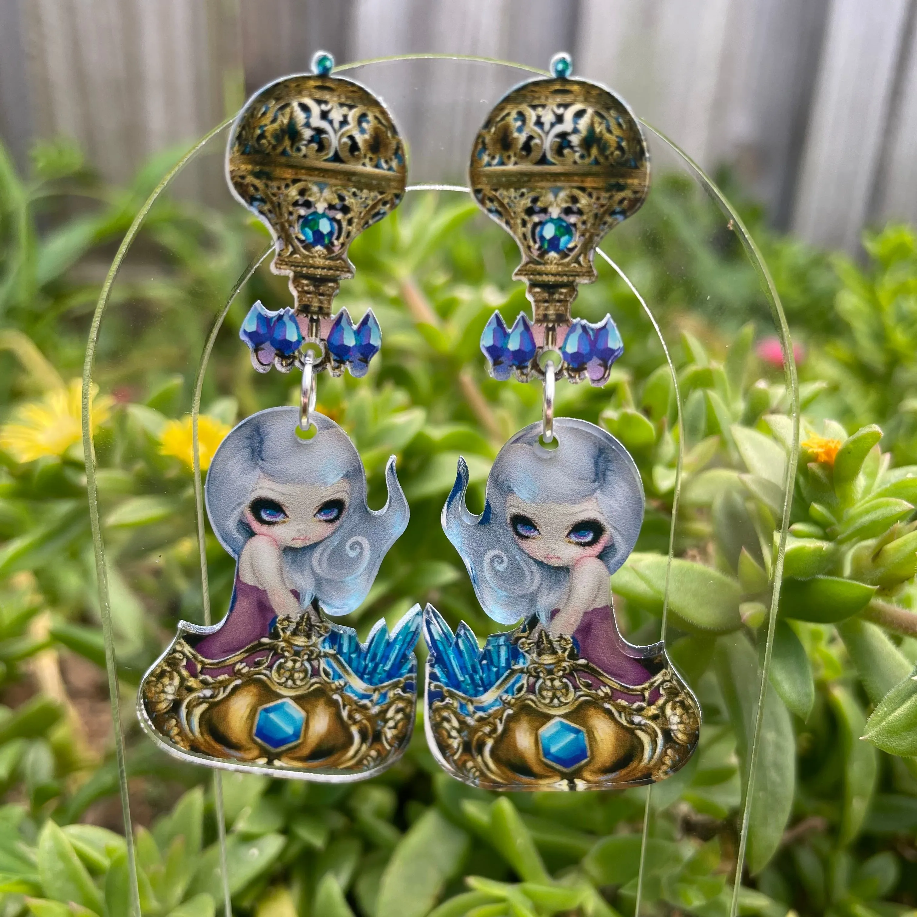 Crystal Chariot - earrings