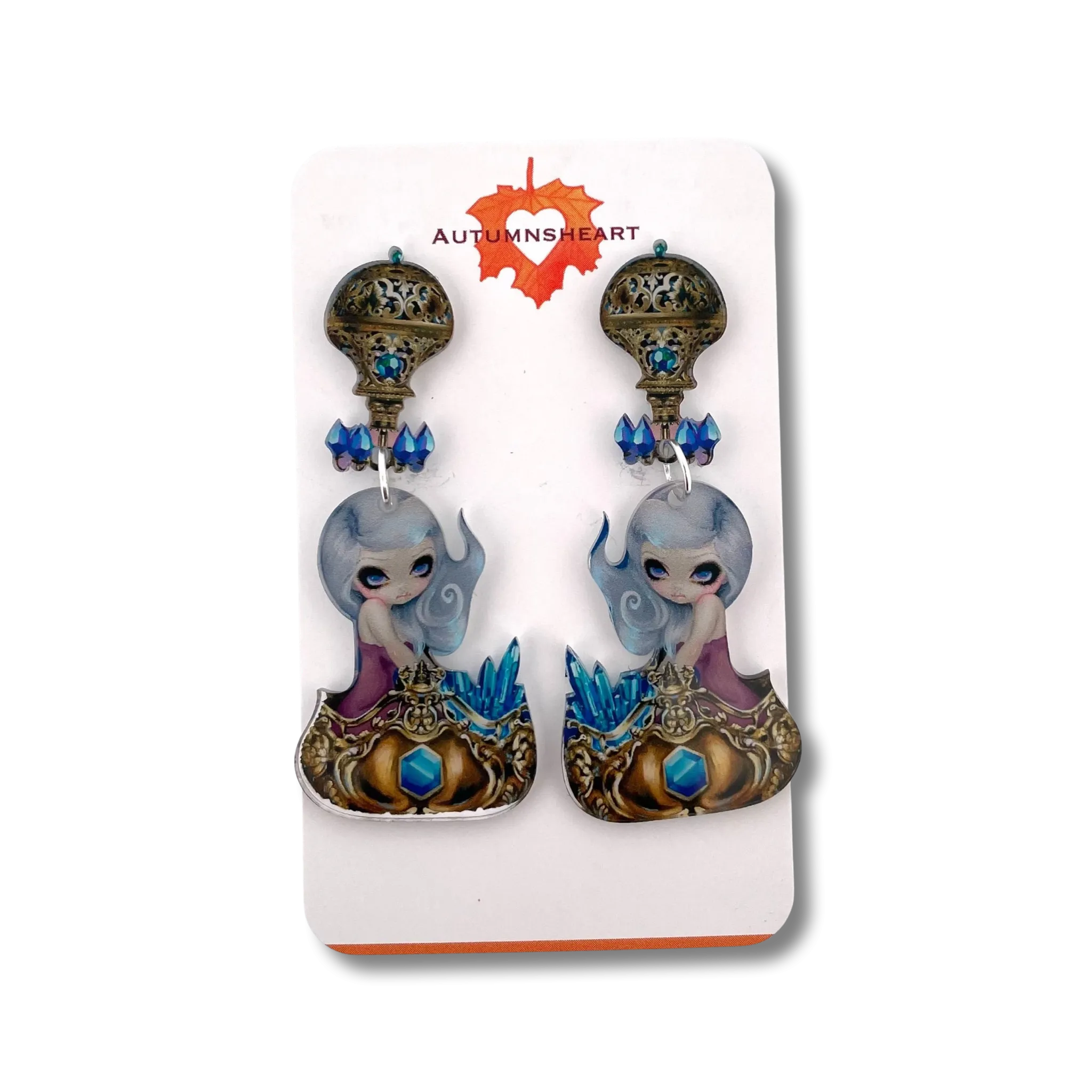 Crystal Chariot - earrings