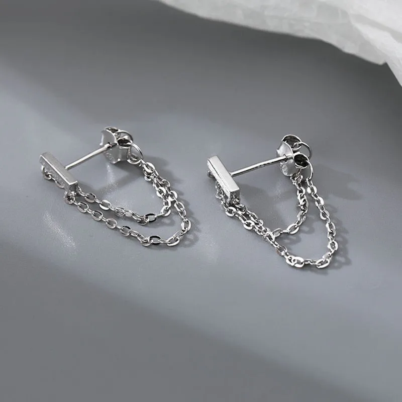 Delicate silver earrings | Dainty silver earrings