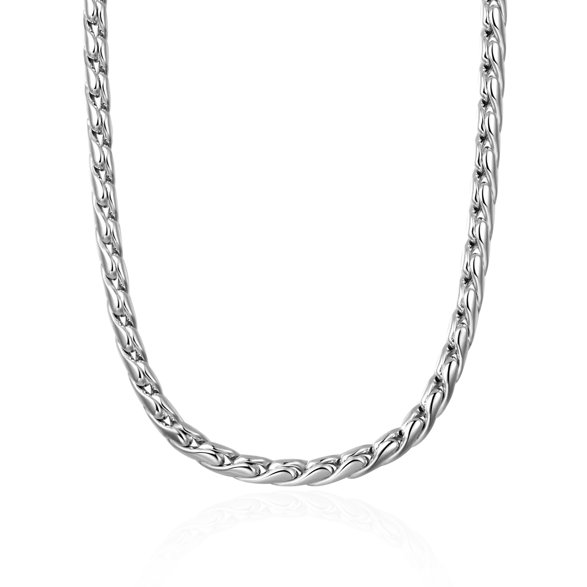 Franco Chain - White Gold