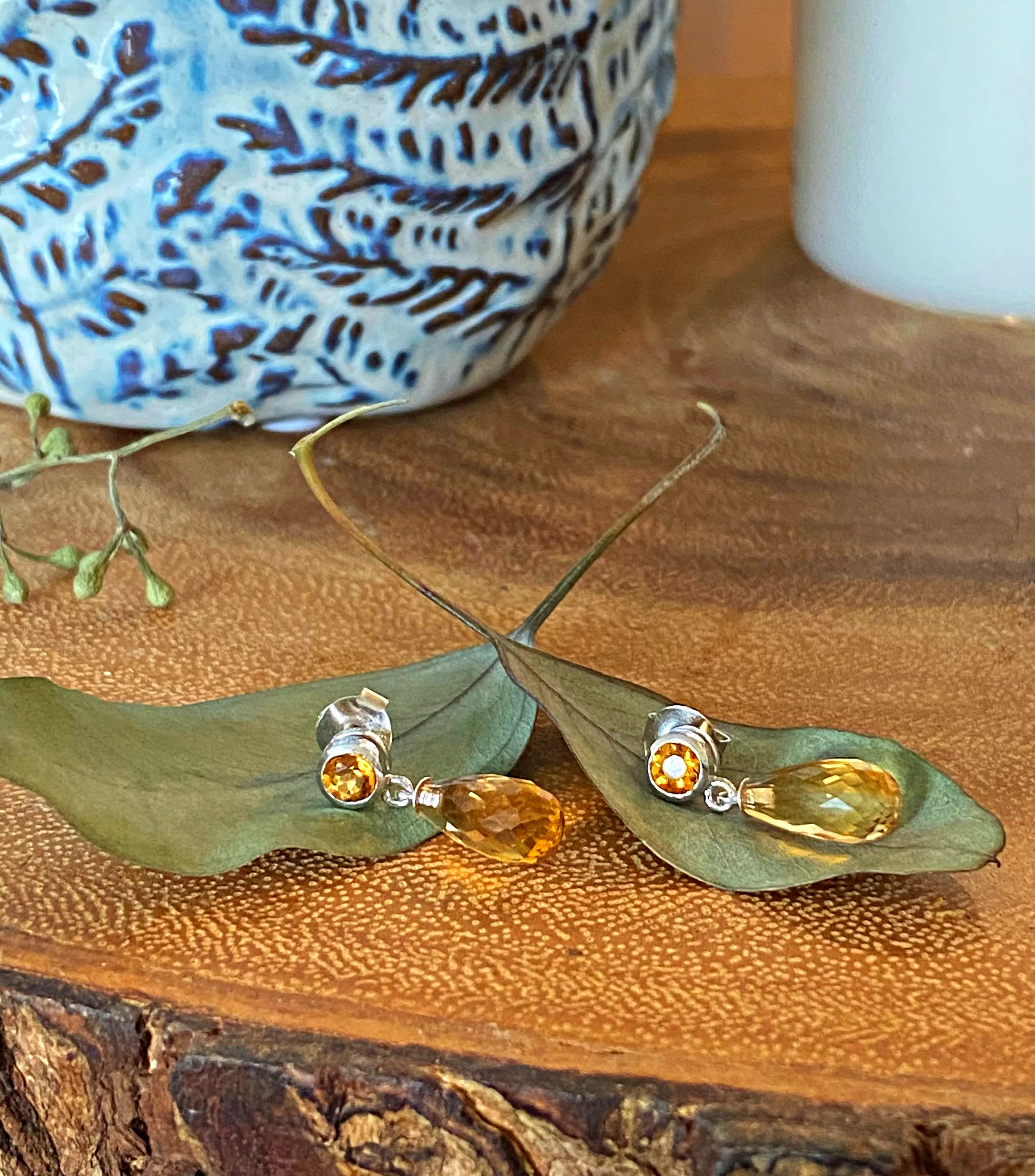 Gemstone Briolette Earrings