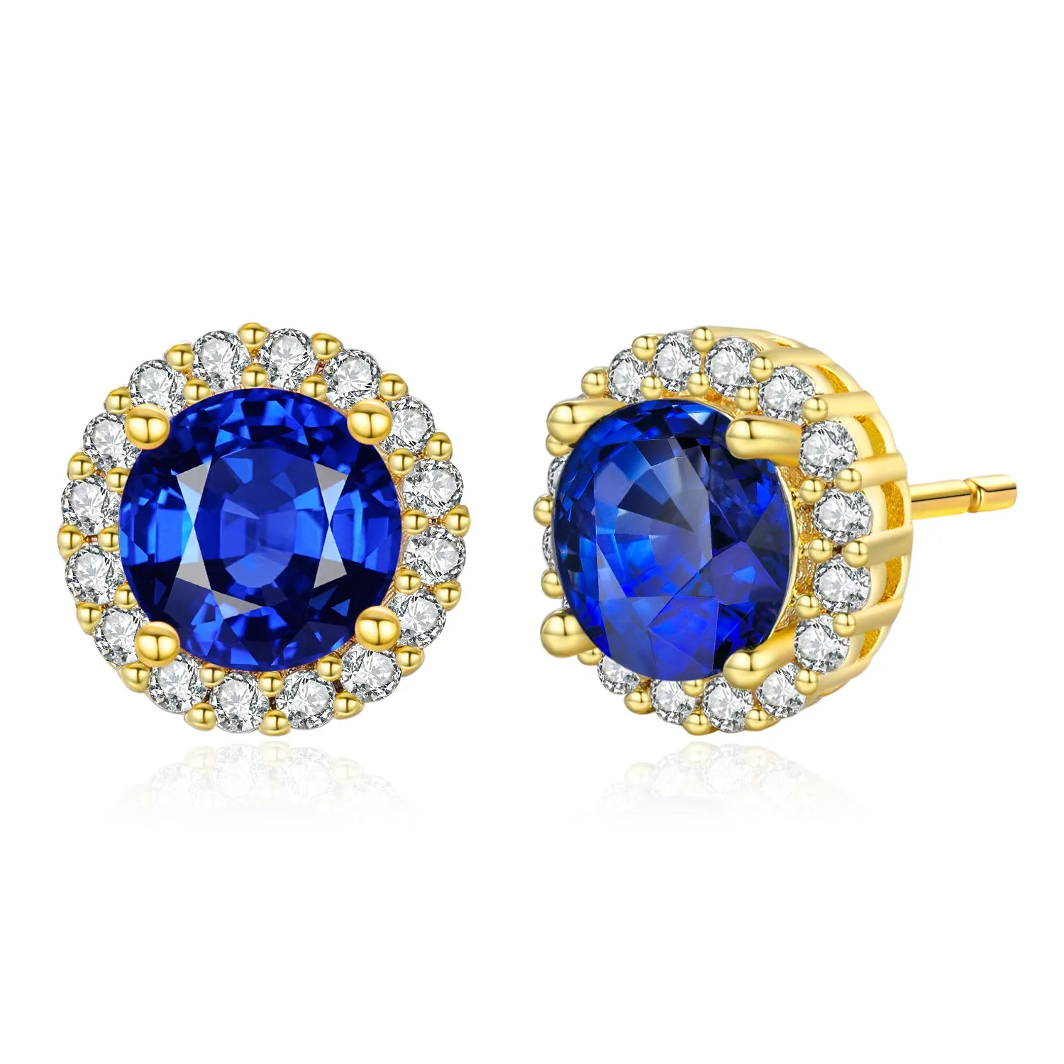 Genevive Anne Dainty Halo Earrings