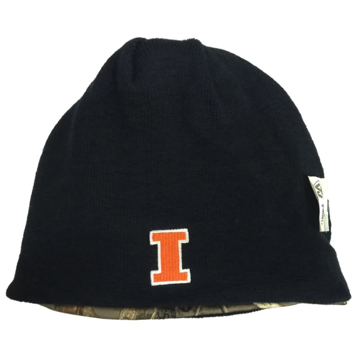 Illinois Fighting Illini TOW Realtree Max5 Navy Seasons Reverse Beanie Hat Cap