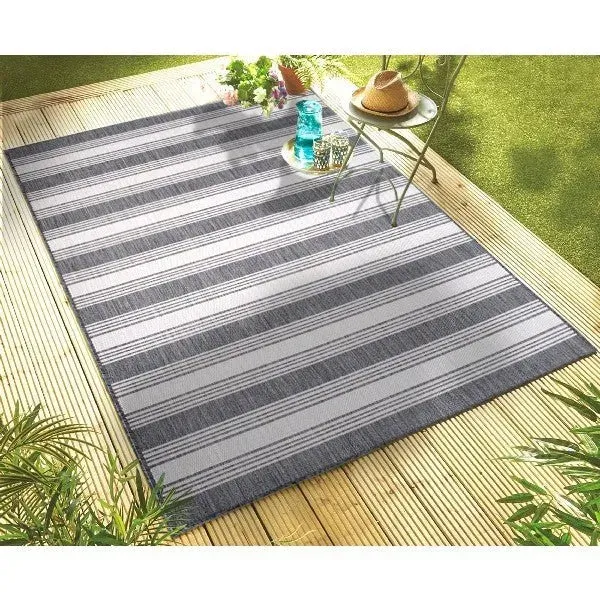 Kilimanjaro 81753AWH Anthracite White Rug