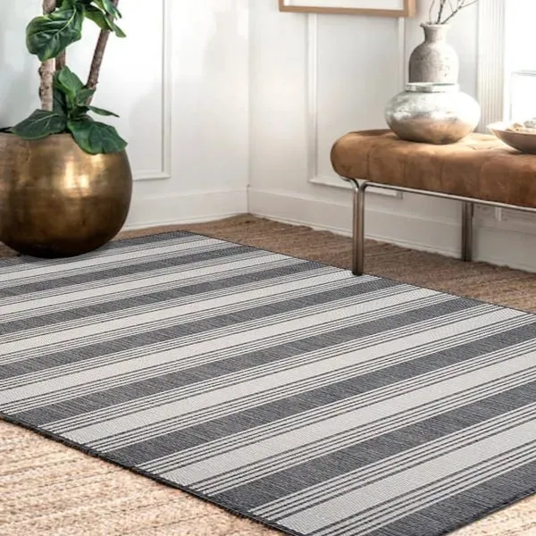 Kilimanjaro 81753AWH Anthracite White Rug