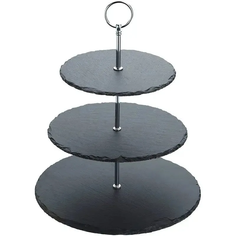 Kitchen Craft Artesa 3 Tier Slate Serving Stand 28.5 x 34.5cm