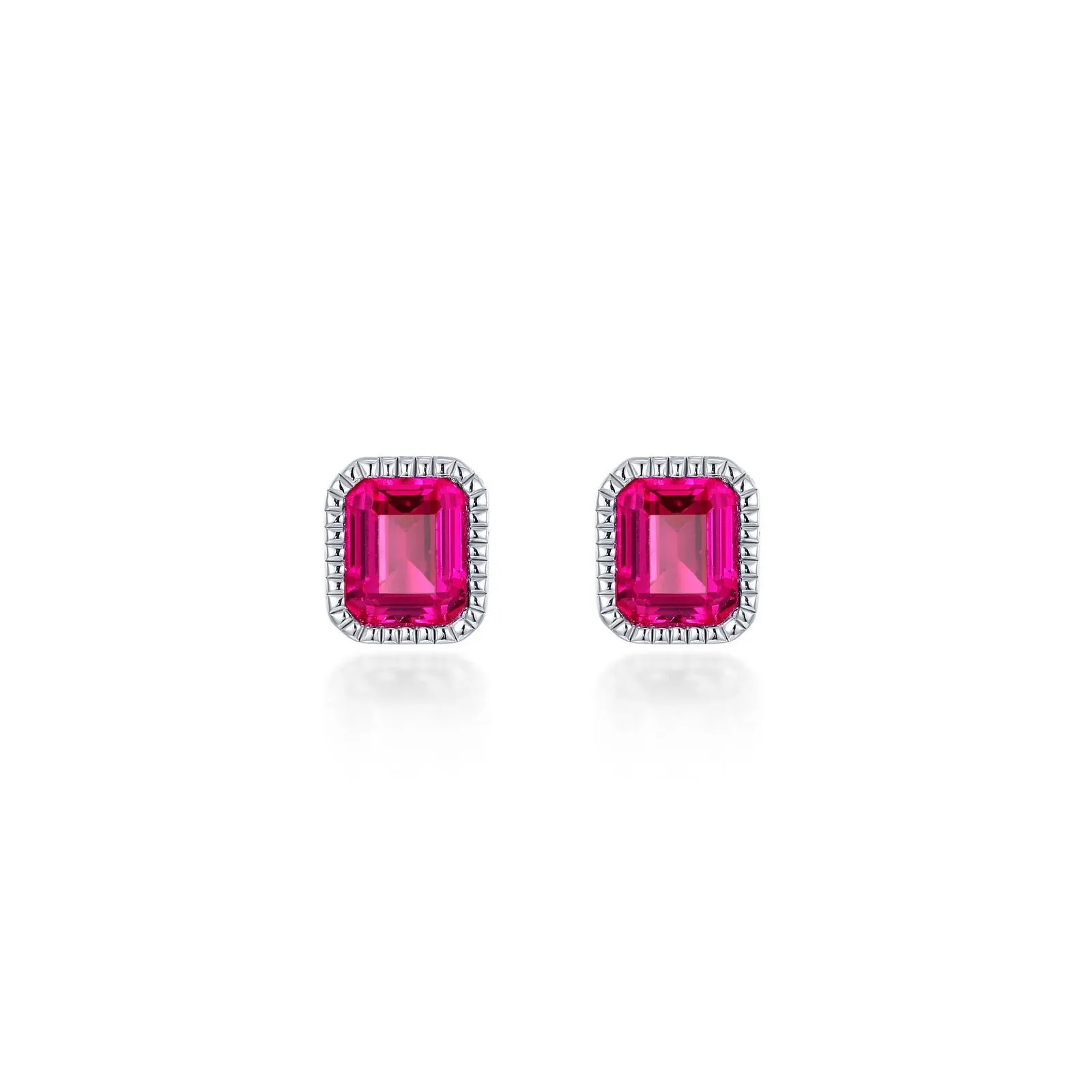 Lafonn July Birthstone Solitaire Stud Earrings BE008RBP00