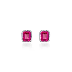 Lafonn July Birthstone Solitaire Stud Earrings BE008RBP00