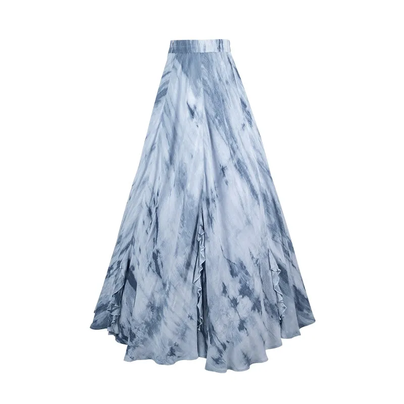 Modern Hanfu Collection | Daily outerwear, tie-dye skirt, irregular skirt, fairy elements