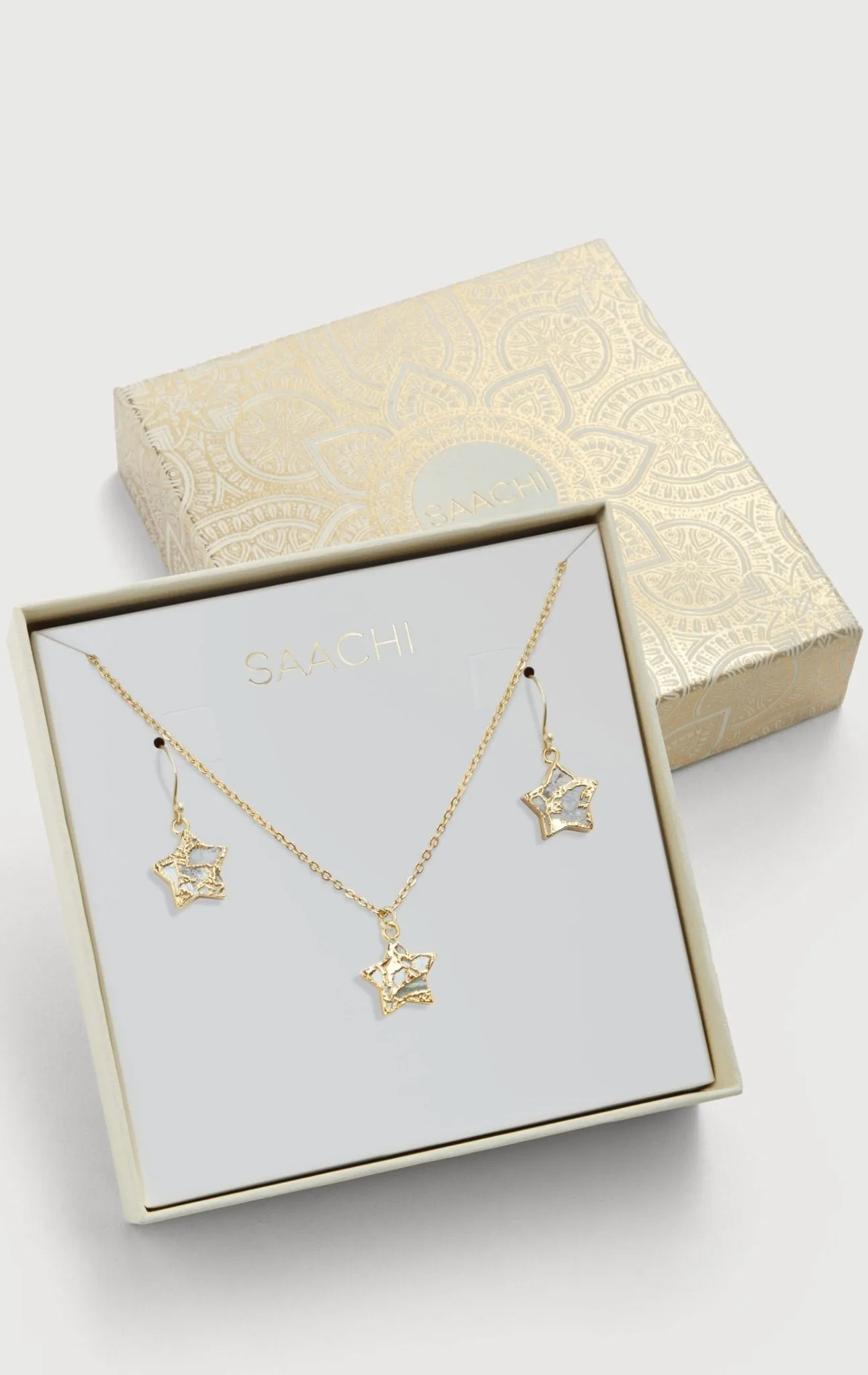 Mojave Star Mini Earring And Necklace Set