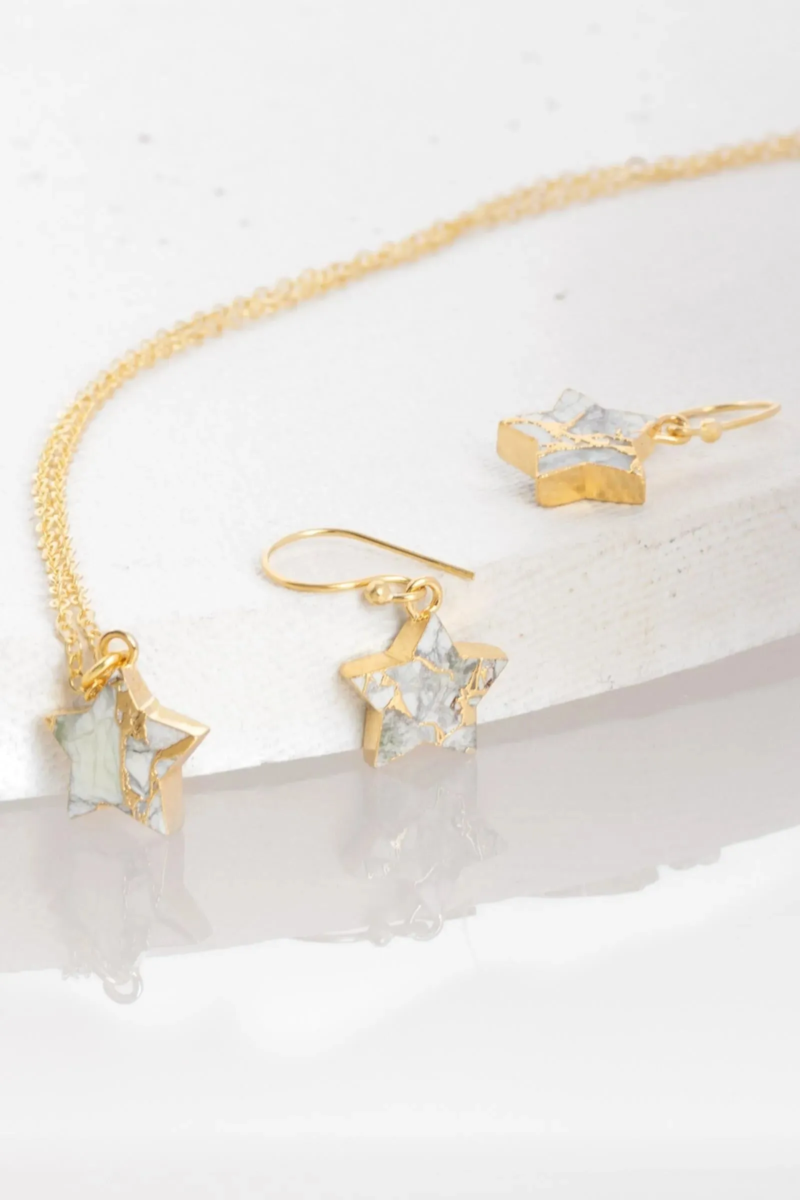 Mojave Star Mini Earring And Necklace Set