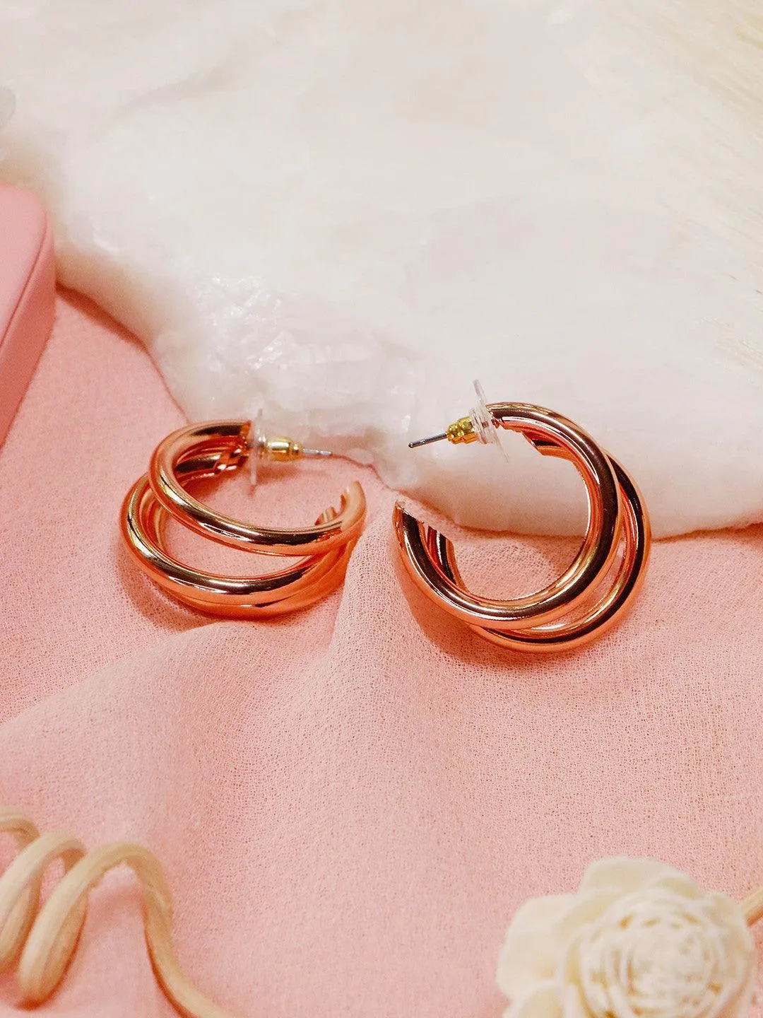 Nidhi Kunder Triple Hoop Earrings