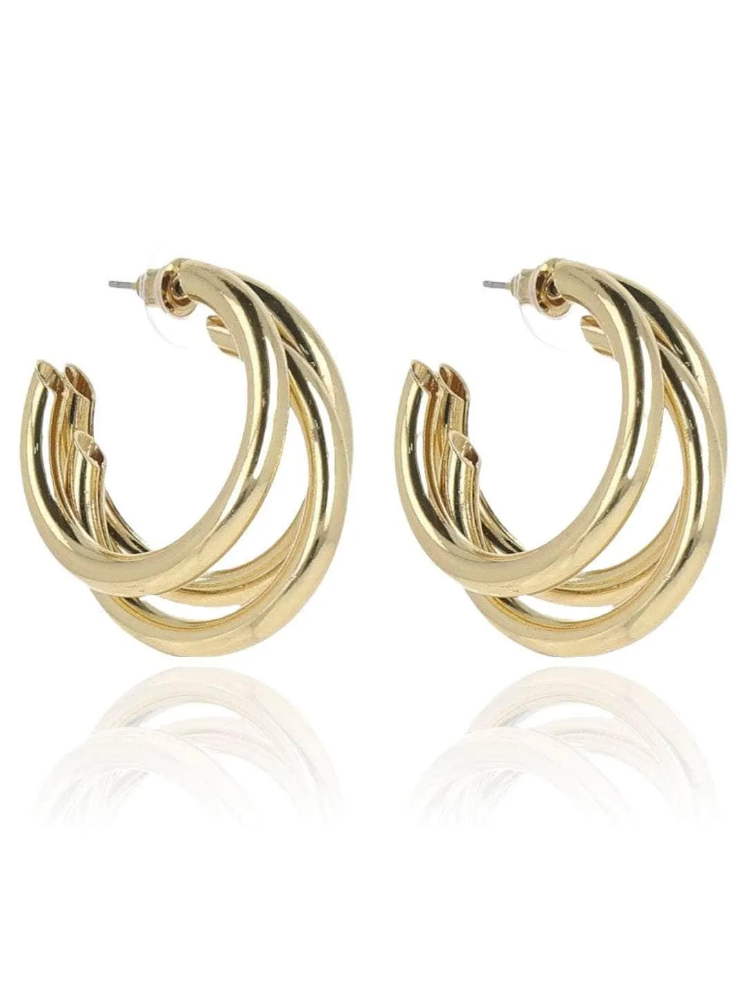 Nidhi Kunder Triple Hoop Earrings