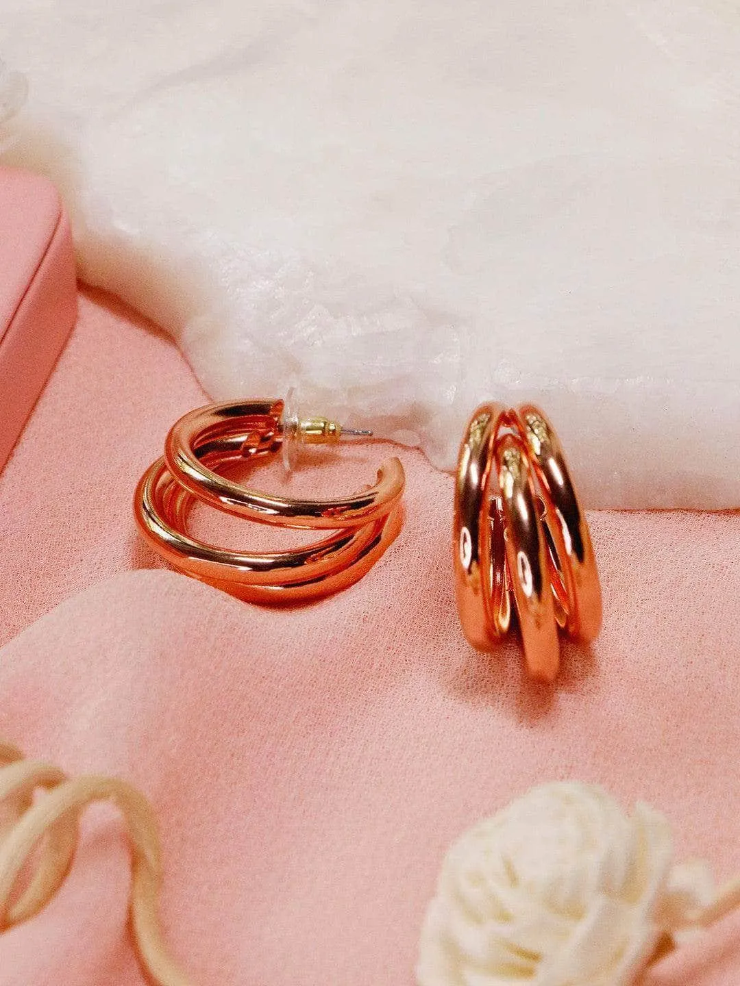 Nidhi Kunder Triple Hoop Earrings