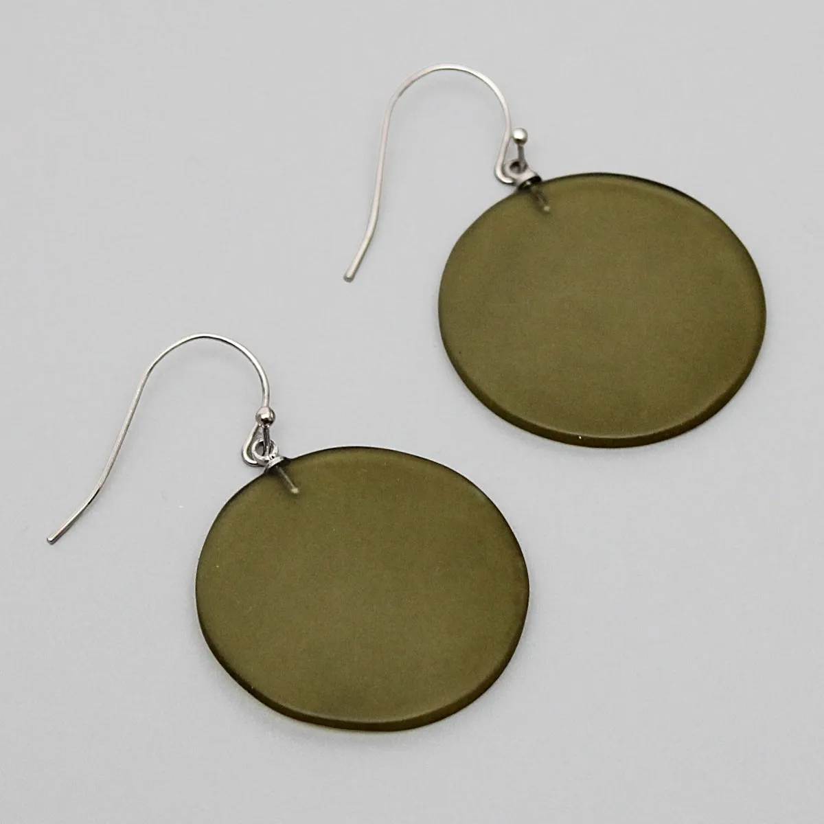 Olive Green Jo Earrings