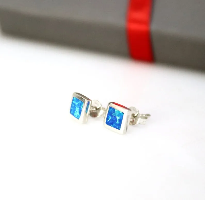 Opal Studs for men