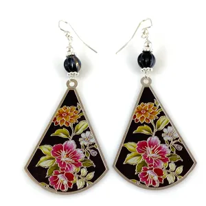 "Boho Beauty" Earrings (Black Iris)