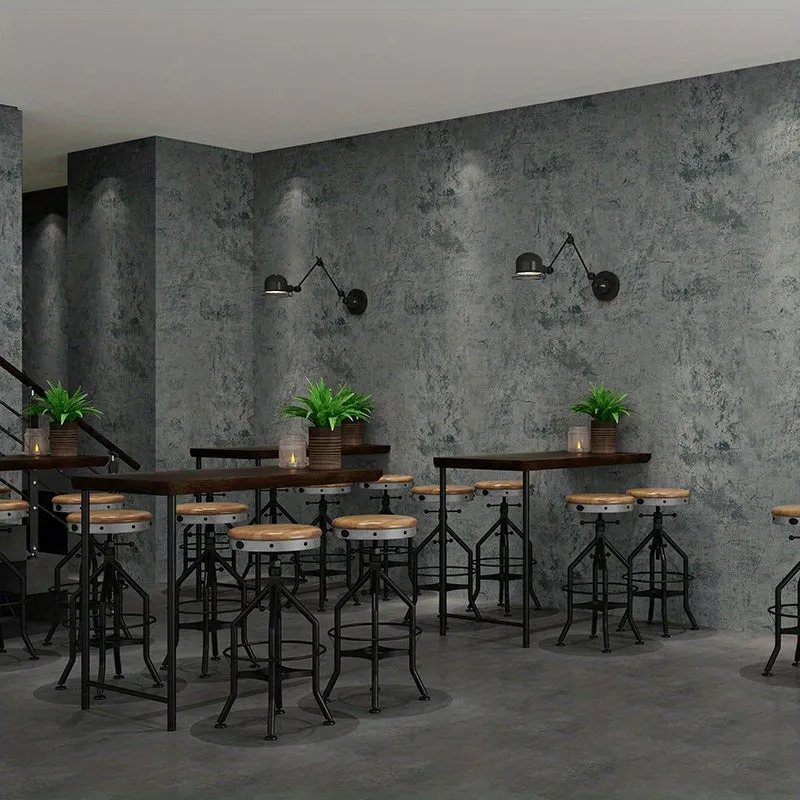 Retro Cement Dark Gray Crack Wallpaper  Transform Your Home