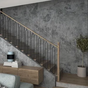 Retro Cement Dark Gray Crack Wallpaper  Transform Your Home