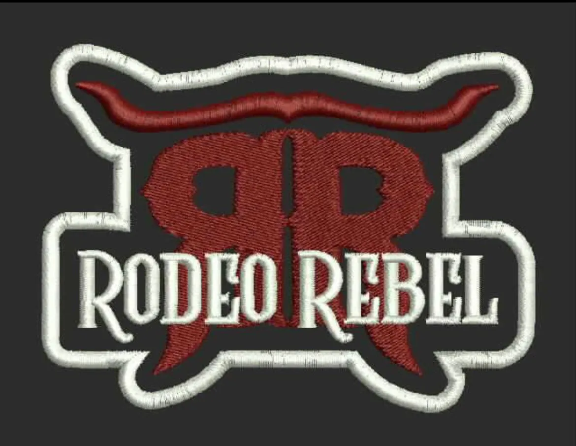 Rodeo Rebel Embriodered Patch