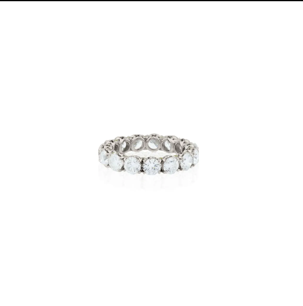 Round Diamond Brilliant Eternity Band 4mm