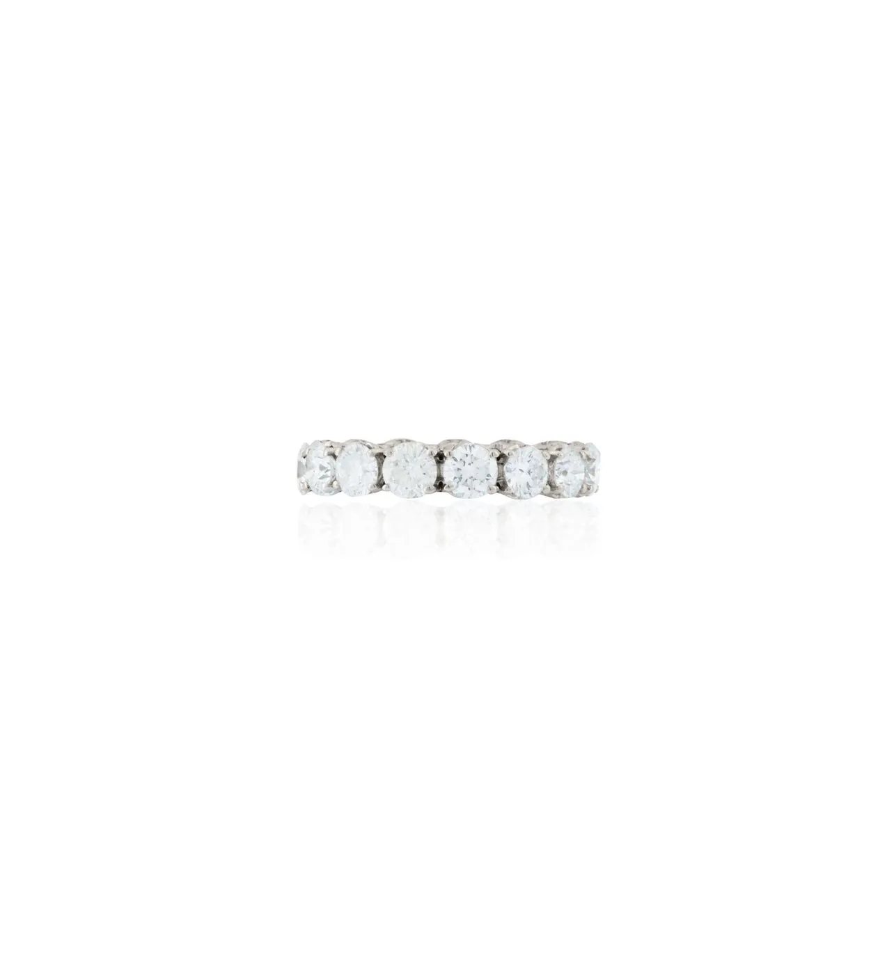 Round Diamond Brilliant Eternity Band 4mm