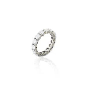 Round Diamond Brilliant Eternity Band 4mm