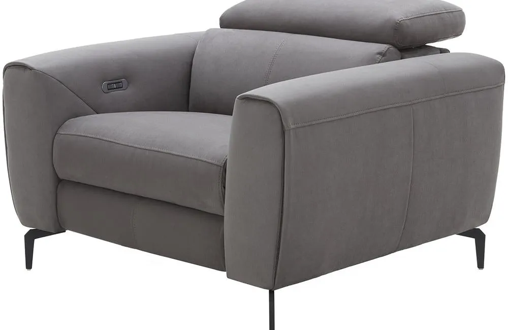 Scuzzo Gray Fabric Sofa Loveseat and Chair