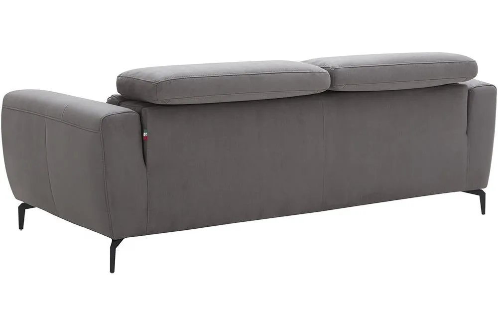 Scuzzo Gray Fabric Sofa Loveseat and Chair