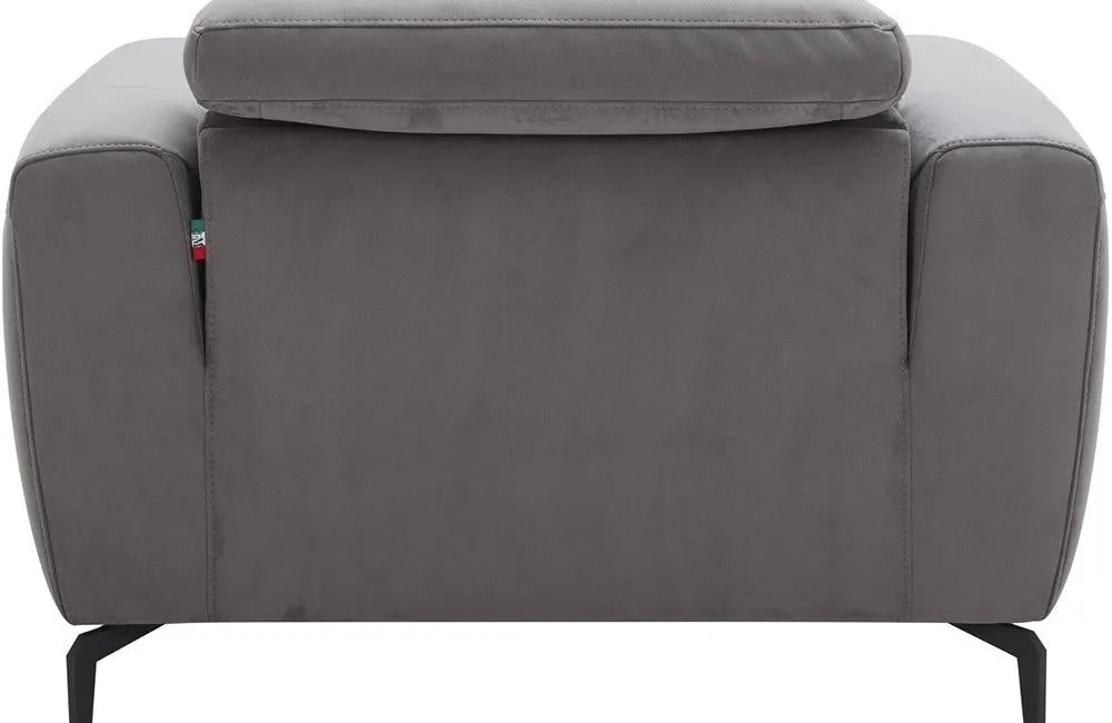 Scuzzo Gray Fabric Sofa Loveseat and Chair