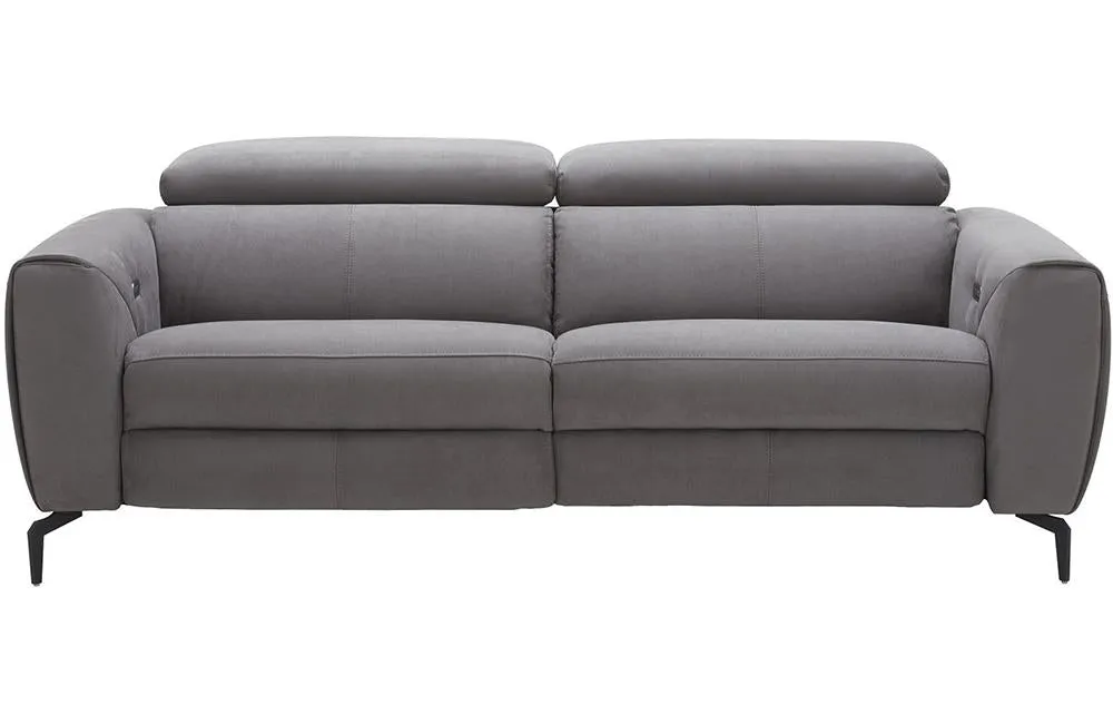 Scuzzo Gray Fabric Sofa Loveseat and Chair