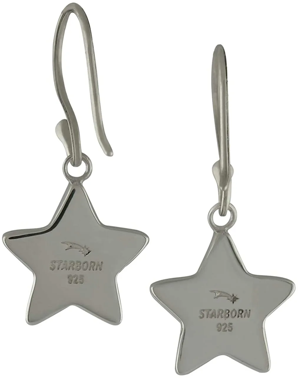 Starborn Ammolite Star Earrings Sterling Silver