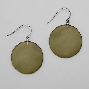 Sylca Designs - Olive Green Jo Earrings