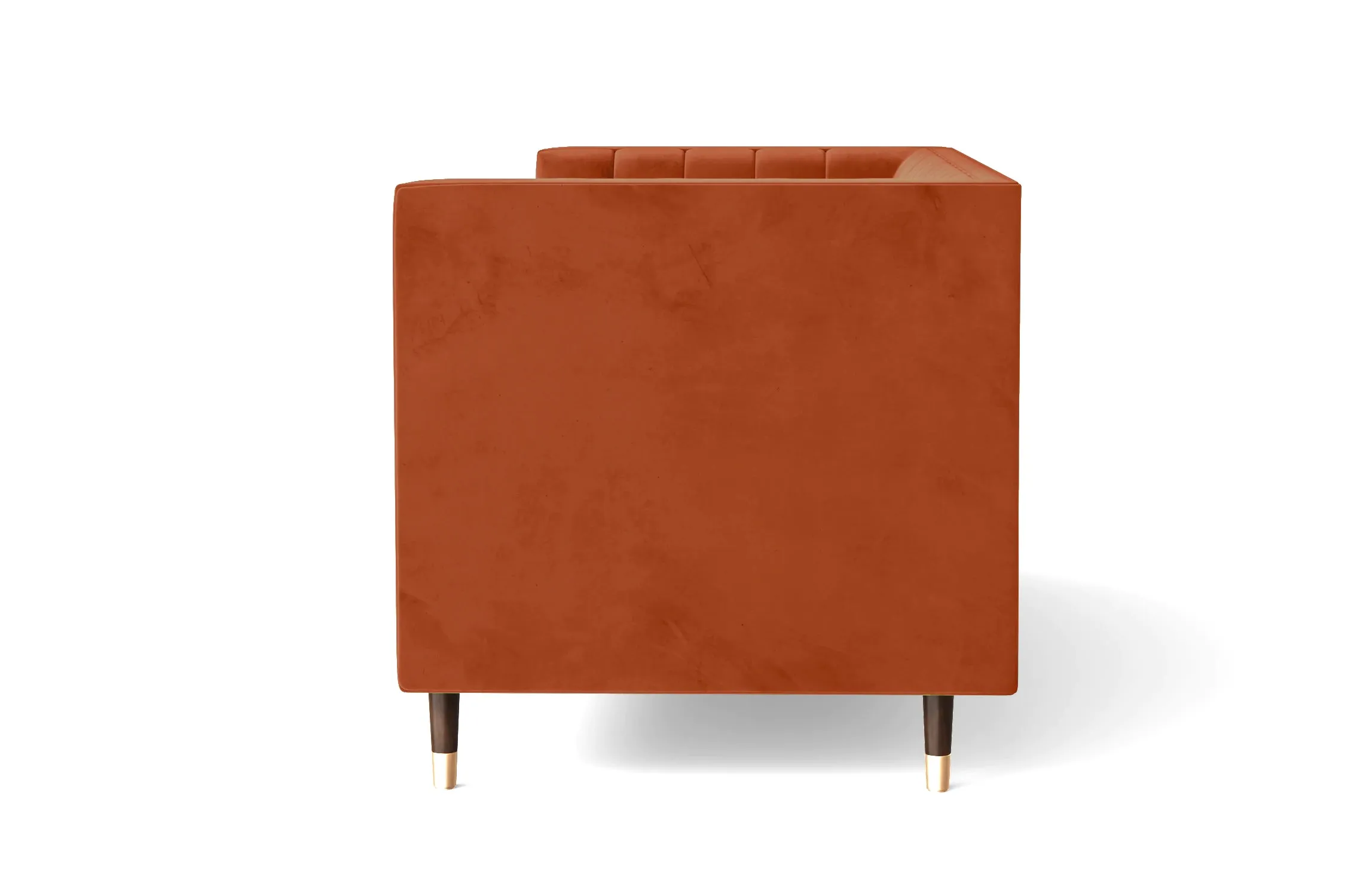 Tivoli Armchair Orange Velvet