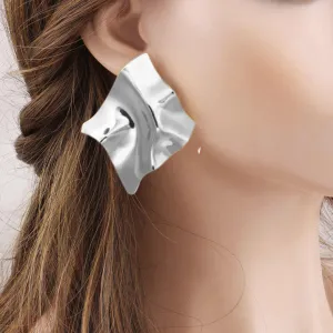 Trendy Silver Plated Drop Earring For Women (Lightweight)