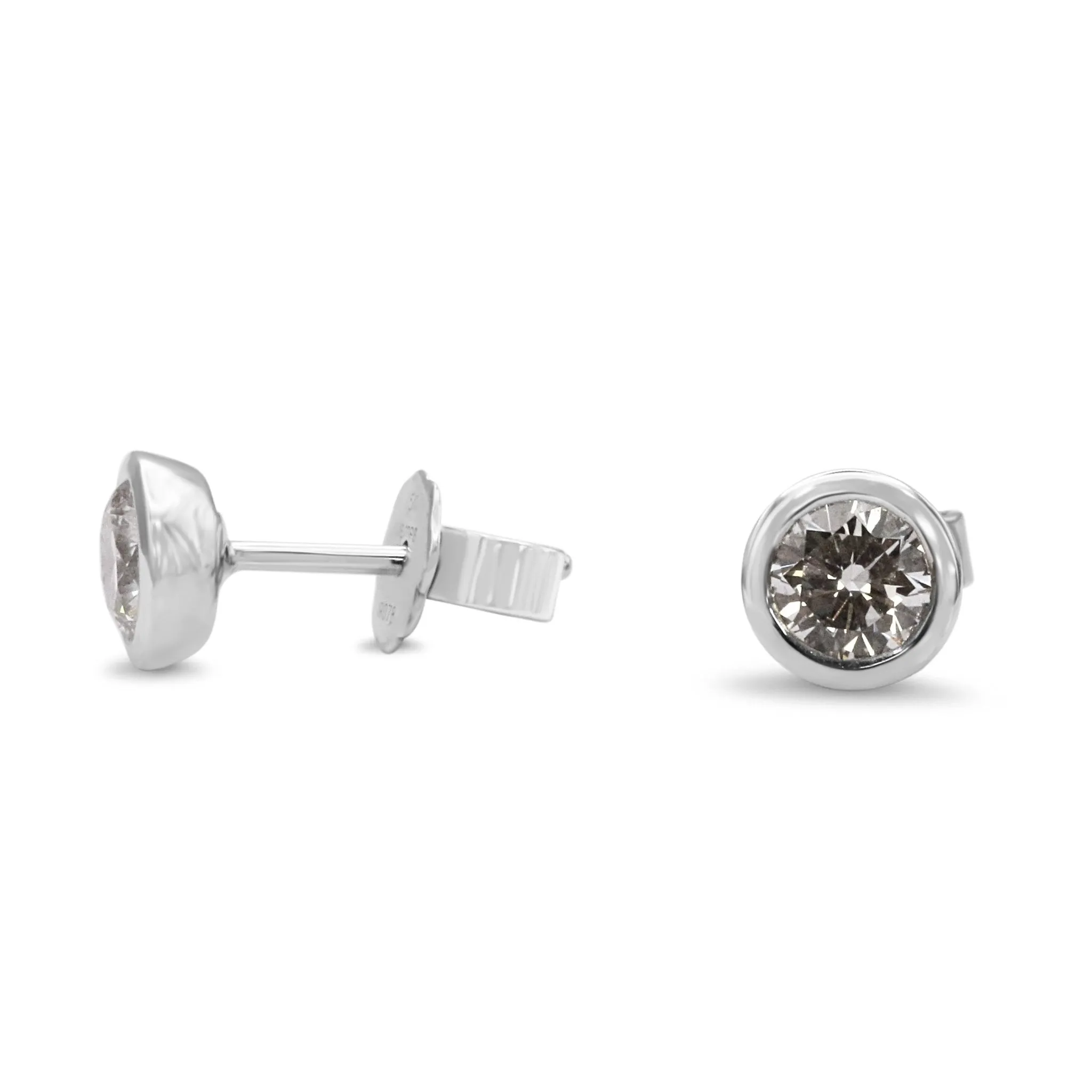 Wempe Solitaire Brilliant Cut Diamond Earstuds